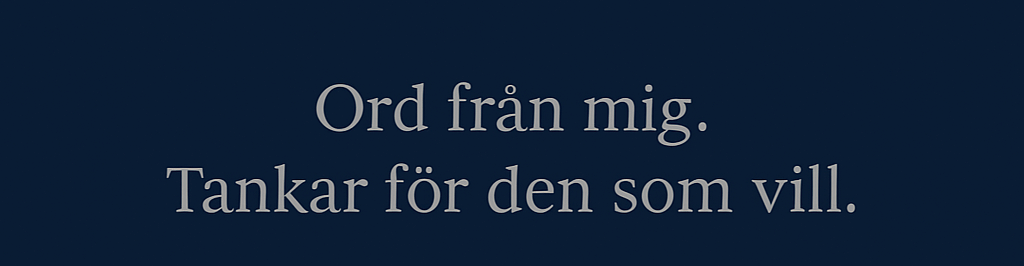 Välkommen